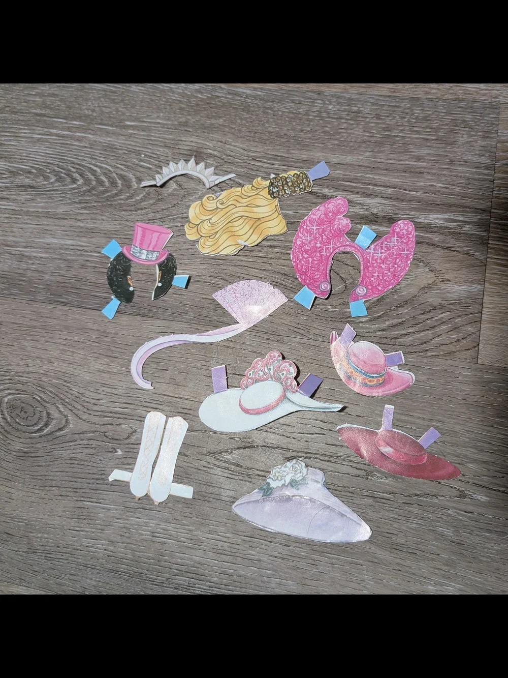 Vintage Barbie Paper Dolls Set